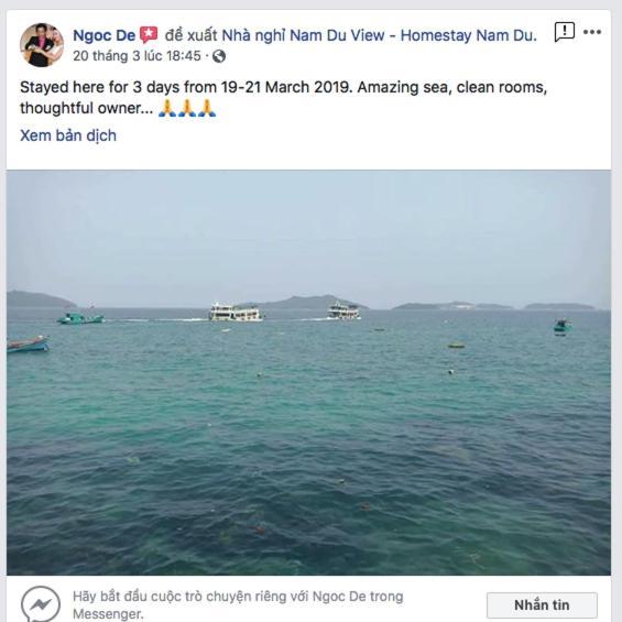 Nam Du View Guest House 外观 照片